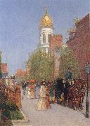 Childe Hassam A Spring Morning oil painting on canvas